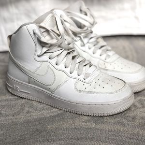 Air Force 1 White Hightop Sz 6.5Y /8W